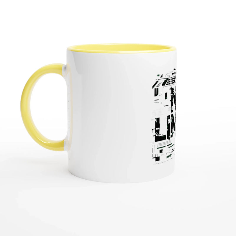 No Limits two-tone ceramic mug from Rey Store